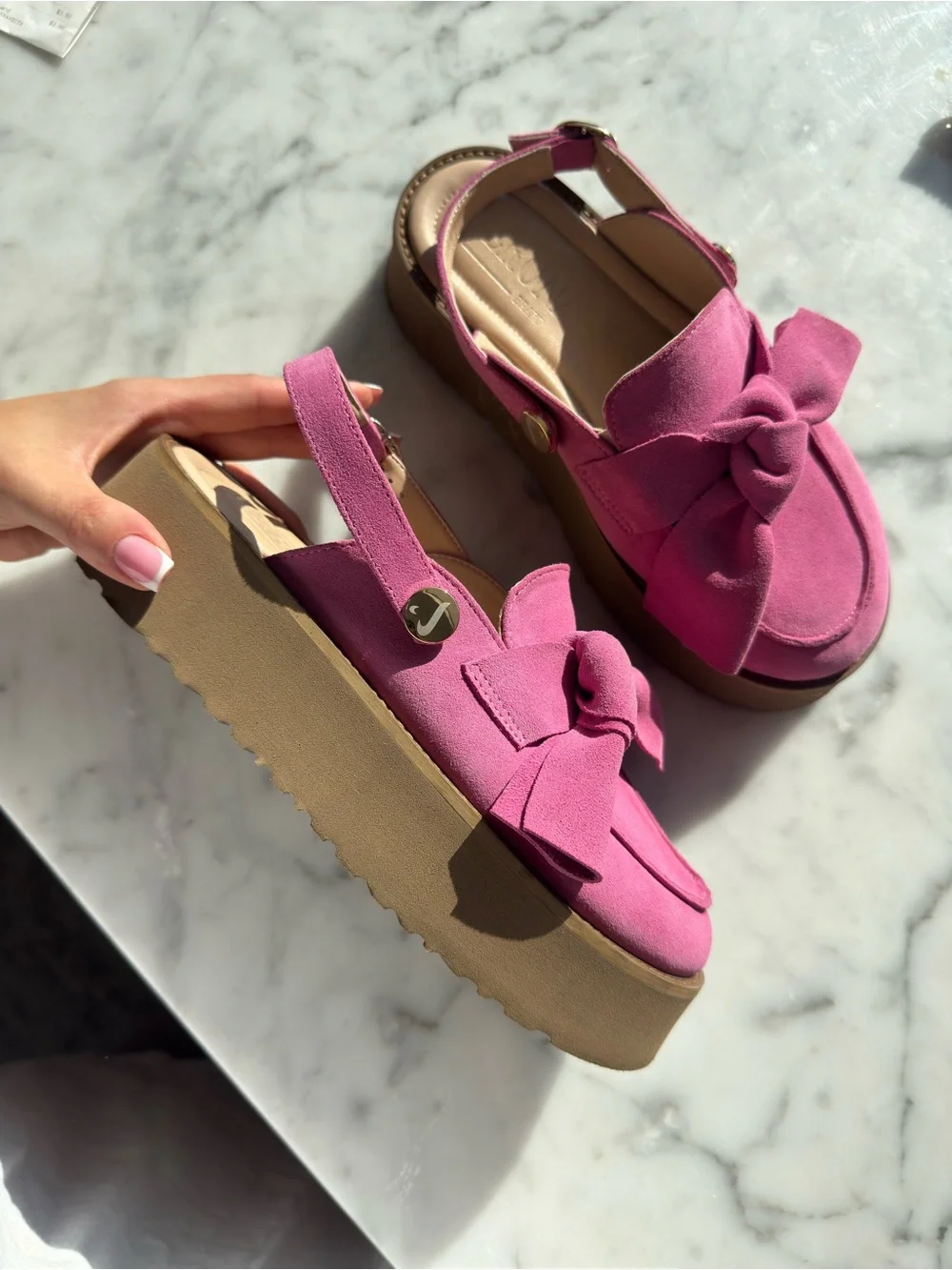 No Brand name natural suede
